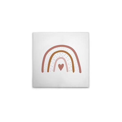 A.S. Création Leinwandbild Kinderzimmer Regenbogen Rosa - Wandbild in Weiss, Braun - 50 x 50 cm - DD132709 A.S. Création Leinwandbild Kinderzimmer Regenbogen Rosa - Wandbild in Weiss, Braun - 50 x 50 cm - DD132709 von A.S. Création