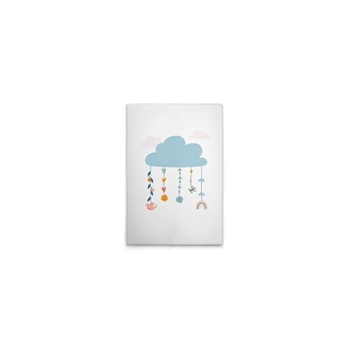 A.S. Création Leinwandbild Kinderzimmer Wolken Mobile - Wandbild in Weiss, Bunt - 40 x 60 cm - DD132571 von A.S. Création