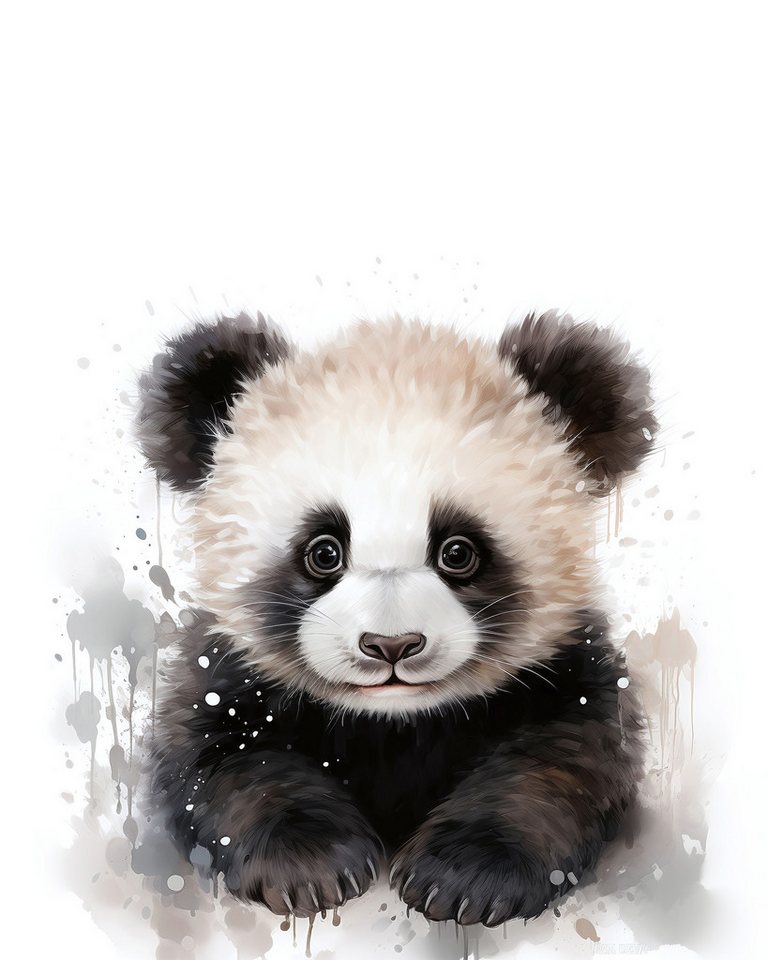 A.S. Création Leinwandbild Leinwand Baby Panda 60 x 90 cm von A.S. Création