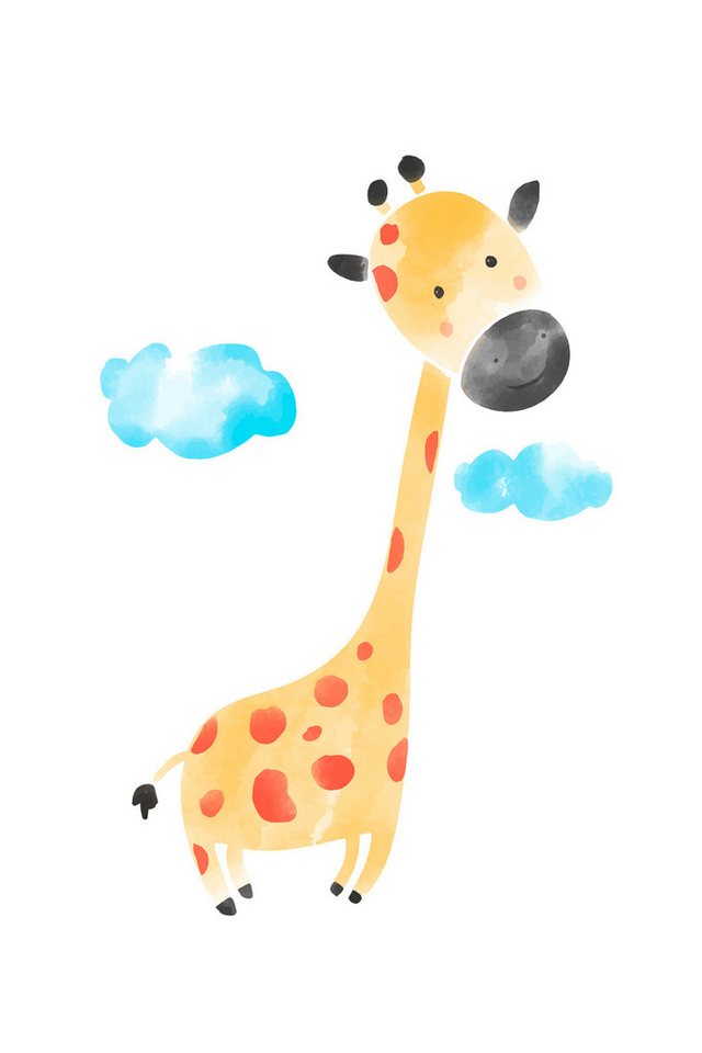 A.S. Création Leinwandbild Leinwand Elephant Lion Giraffe III 30 x 45 cm von A.S. Création