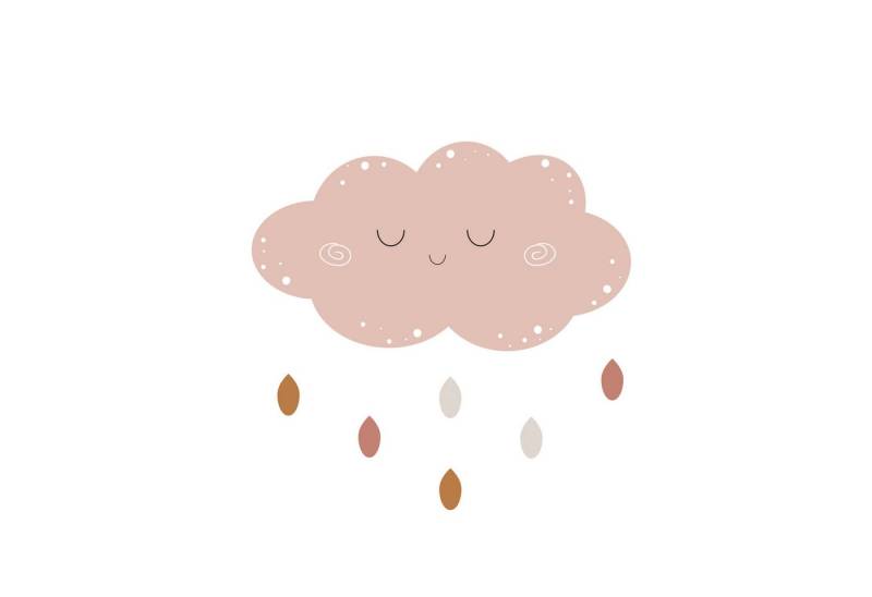 A.S. Création Leinwandbild Leinwand Little Wheather III 40 x 40 cm von A.S. Création