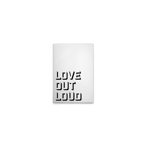 A.S. Création Leinwandbild Love Out Loud - Wandbild in Weiss, Schwarz - 40 x 60 cm - DD133082 A.S. Création Leinwandbild Love Out Loud - Wandbild in Weiss, Schwarz - 40 x 60 cm - DD133082 von A.S. Création