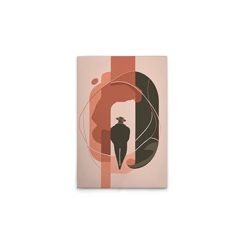 A.S. Création Leinwandbild Mann Abstrakt - Wandbild in Beige, Orange - 50 x 75 cm - DD132782 von A.S. Création