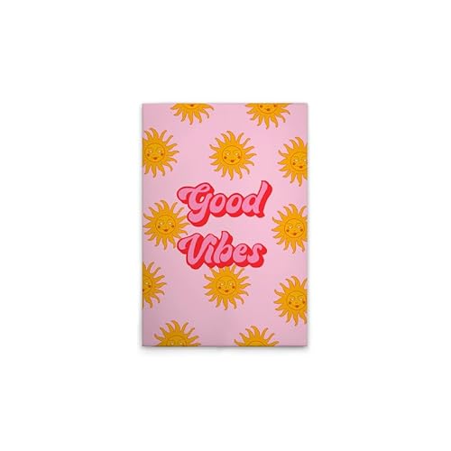A.S. Création Leinwandbild Retrobild Bunt "Good Vibes" - Wandbild in Rosa, Pink - 50 x 75 cm - DD132652 von A.S. Création