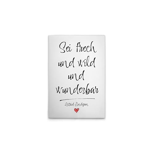 A.S. Création Leinwandbild Sei frech und wild und wunderbar - Wandbild in Weiss, Schwarz - 50 x 75 cm - DD133056 A.S. Création Leinwandbild Sei frech und wild und wunderbar - Wandbild in Weiss, Schwarz - 50 x 75 cm - DD133056 von A.S. Création