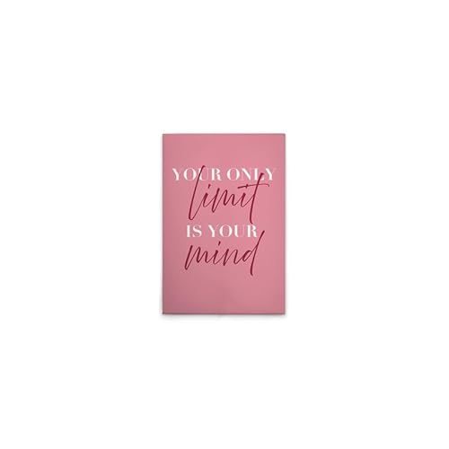A.S. Création Leinwandbild Your Only Limit is Your Mind - Wandbild in Rosa, Rot - 40 x 60 cm - DD133077 A.S. Création Leinwandbild Your Only Limit is Your Mind - Wandbild in Rosa, Rot - 40 x 60 cm - DD133077 von A.S. Création