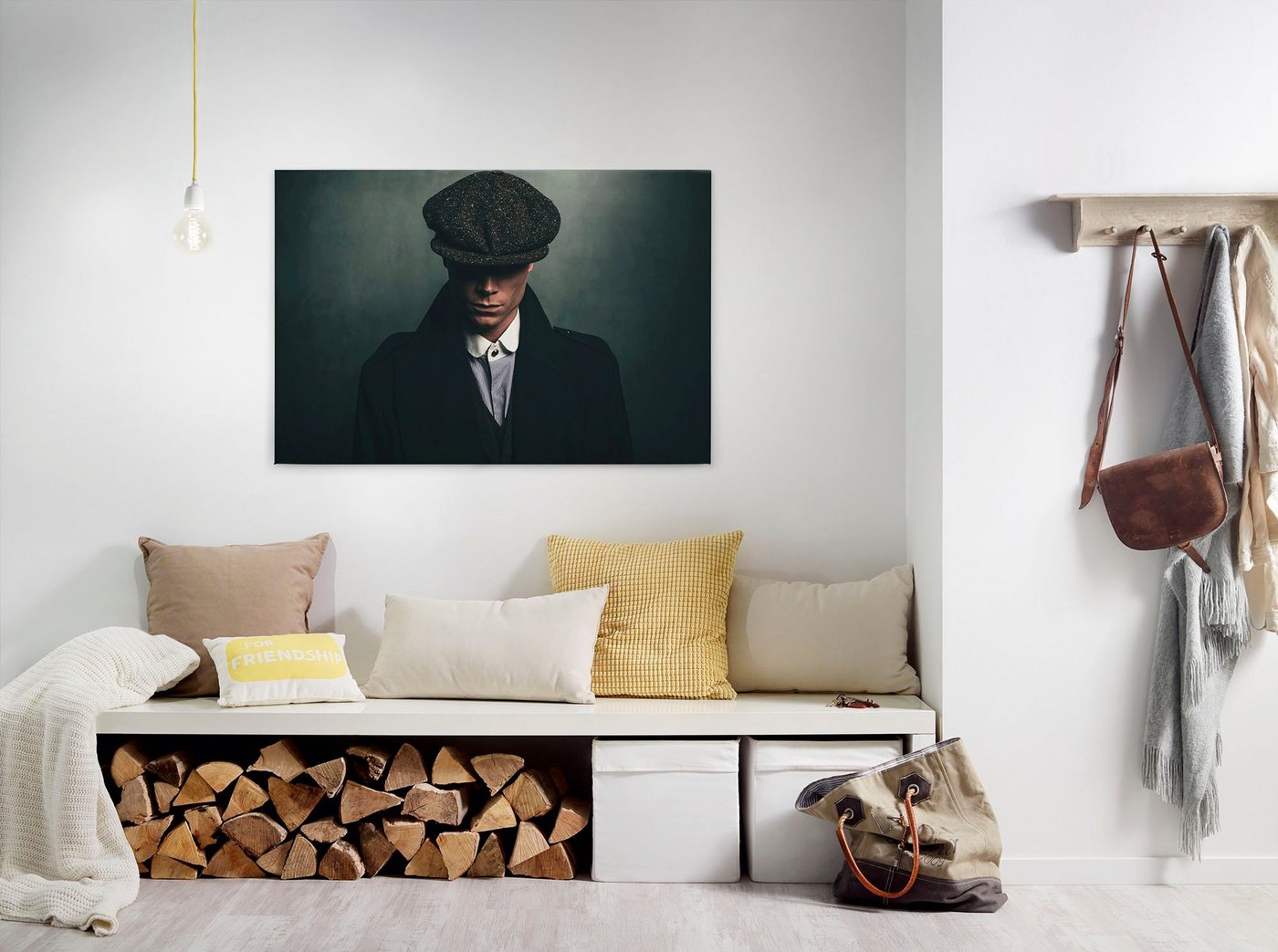 A.S. Création Leinwandbild roger, Kinder, Kunst, Personen (1 St), Keilrahmen Bild Mann Leinwand-Bild Wohnzimmer modern Wandbild Kinder von A.S. Création