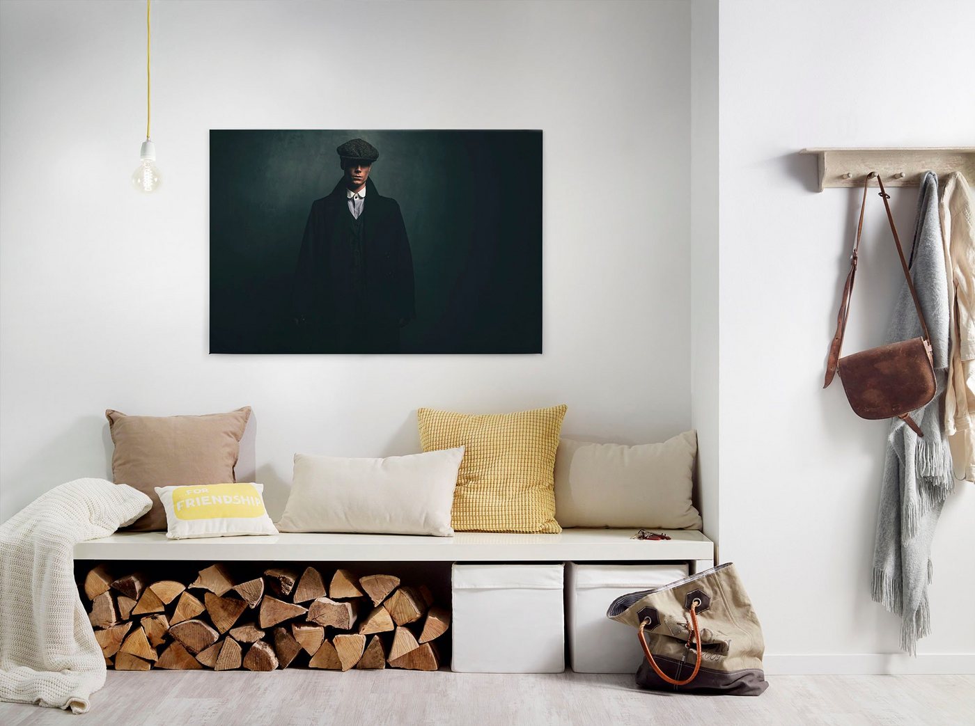 A.S. Création Leinwandbild roger, Kinder, Kunst, Personen (1 St), Keilrahmen Bild Mann Leinwand-Bild Wohnzimmer modern Wandbild Kinder von A.S. Création