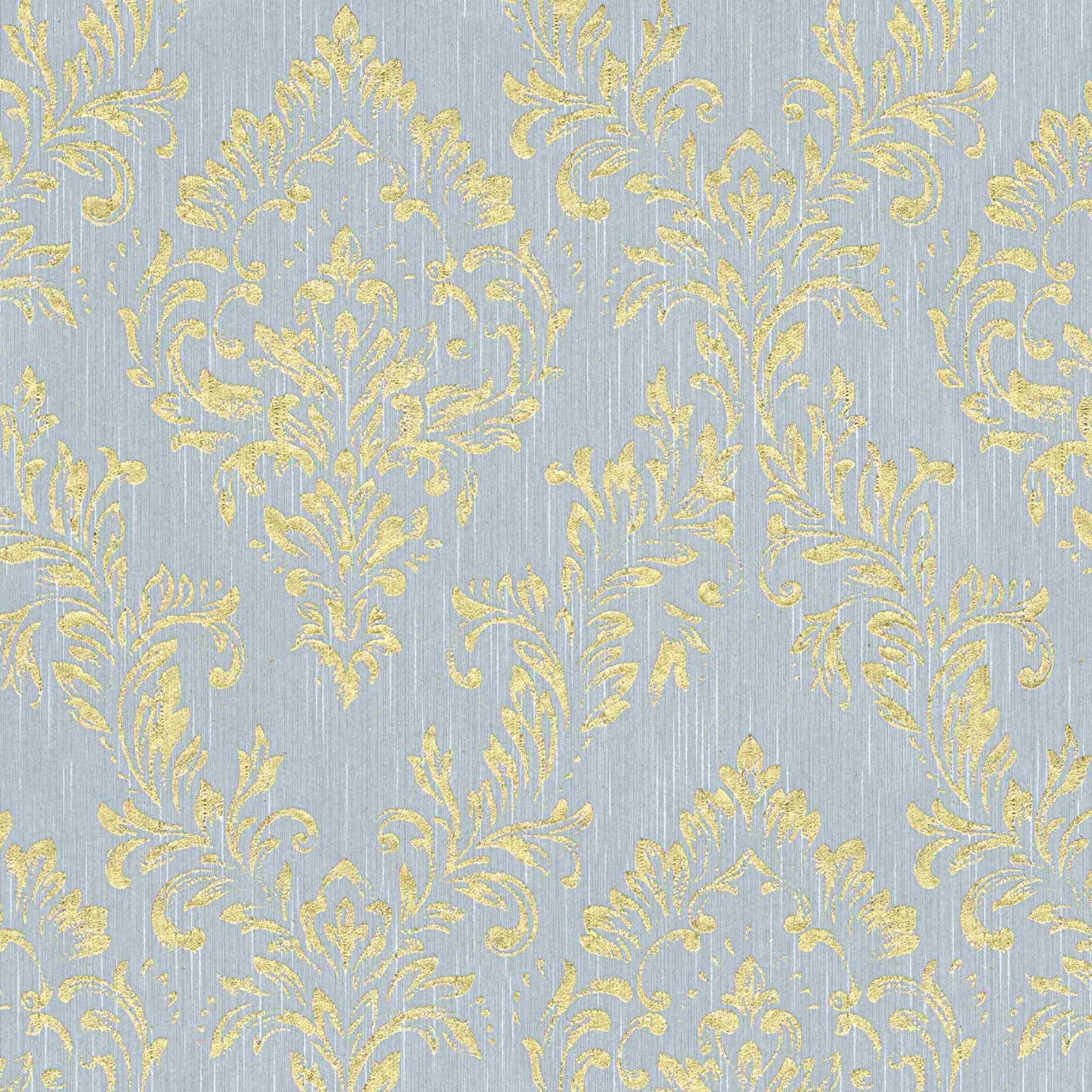 A.S. Creation | Metallic Silk | 306595 | Vliestapete | Barock | 0.53 x 10.05 m | Blau A.S. Creation | Metallic Silk | 306595 | Vliestapete | Barock | 0.53 x 10.05 m | Blau von A.S. Creation