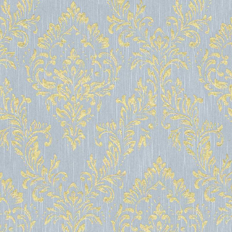 A.S. Creation | Metallic Silk | 306595 | Vliestapete | Barock | 0.53 x 10.05 m | Blau A.S. Creation | Metallic Silk | 306595 | Vliestapete | Barock | 0.53 x 10.05 m | Blau von A.S. Creation