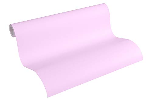 A.S. Création PVC-freie Vliestapete Little Stars Tapete Uni 10,05 m x 0,53 m rosa Made in Germany 358344 35834-4 von A.S. Création