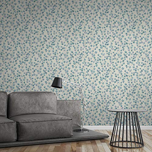 A.S. Création Papiertapete Il Decoro Tapete in maritimer Vintage Holz Optik 10,05 m x 0,53 m beige blau braun Made in Germany 899910 8999-10 von A.S. Création