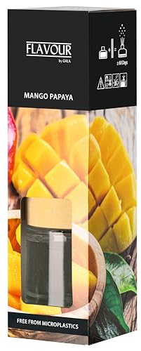 A.S. Création Premium Duftstäbchen Mango Papaya 100ml - fruchtiger hochwertiger Raumduft 76104 für bis zu 60 Tage - Made in Germany von A.S. Création