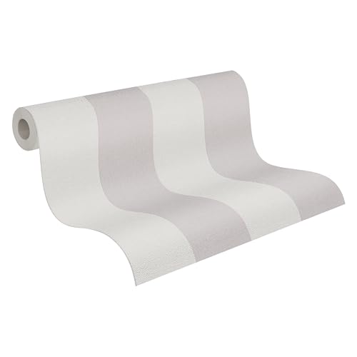 A.S. Création Pure Elegance Vliestapete mit Blockstreifen 0,53 x 10,05 m – Beige, Creme, Grau – Streifentapete Made in Germany - 397973 A.S. Création Pure Elegance Vliestapete mit Blockstreifen 0,53 x 10,05 m – Beige, Creme, Grau – Streifentapete Made in Germany - 397973 von A.S. Création