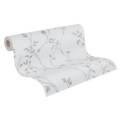 A.S. Création Pure Elegance Vliestapete mit floralem Muster 0,53 x 10,05 m – Grau, Hellgrau - Tapete mit Blumenranken Made in Germany - 397674 A.S. Création Pure Elegance Vliestapete mit floralem Muster 0,53 x 10,05 m – Grau, Hellgrau - Tapete mit Blumenranken Made in Germany - 397674 von A.S. Création