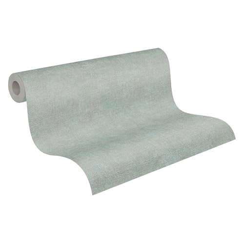 A.S. Création Smart Surfaces Einfarbige Vliestapete in Putzoptik 10,05 m x 0,53 m - Beige, Braun, Blau - einfarbige Wandtapete für verschiedene Räume Made in Germany - 395664 von A.S. Création