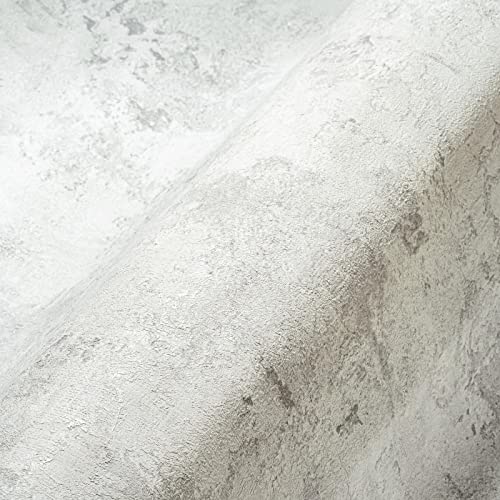 A.S. Création Steintapete Hellgrau Grau THE BOS 388233 Vliestapete Steinoptik 10,05 m x 0,53 m Made in Germany von A.S. Création