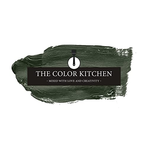 Livingwalls THE COLOR KITCHEN kräftige Wandfarbe - Malerfarbe für farbenfrohe Räume - matte Innenfarbe in Grün - 2,5l Deckfarbe in TCK4006 von Livingwalls