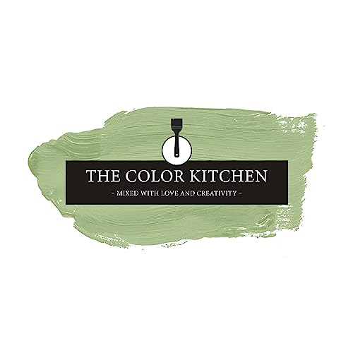 THE COLOR KITCHEN kräftige Wandfarbe - Malerfarbe für farbenfrohe Räume - matte Innenfarbe in Grün - 5l Deckfarbe in TCK4008 von A.S. Création