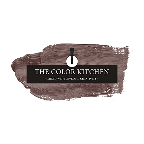 Livingwalls THE COLOR KITCHEN universelle Wandfarbe - Malerfarbe für Wohnräume und Arbeitszimmer - matte Innenfarbe in Braun - 2,5l Deckfarbe in TCK5015 von Livingwalls