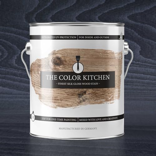 A.S. Création THE COLOR KITCHEN wetterfeste Premium Holzlasur für Innen und Außen, Farbton Anthrazit, seidenglänzend für optimalen Holzschutz, 2,5 L für 35 m² Anstrich A.S. Création THE COLOR KITCHEN wetterfeste Premium Holzlasur für Innen und Außen, Farbton Anthrazit, seidenglänzend für optimalen Holzschutz, 2,5 L für 35 m² Anstrich von A.S. Création