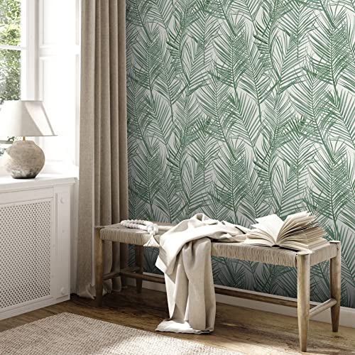 A.S. Création Tapete Floral Grün Weiß Attractive 2 390381 - Gräser Vliestapete - 10,05 m x 0,53 m Made in Germany von A.S. Création