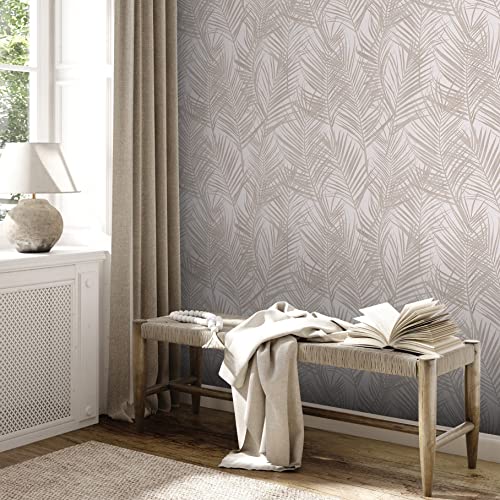 A.S. Création Tapete Floral Weiß Creme Attractive 2 390383 - Gräser Vliestapete - 10,05 m x 0,53 m Made in Germany von A.S. Création
