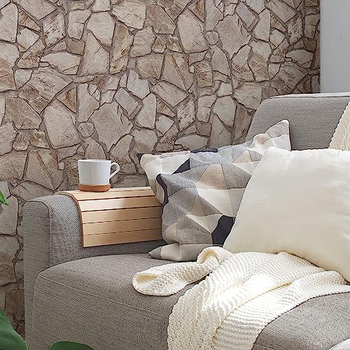 A.S. Création Tapete Steinoptik Grau Creme Terra 389343 - Vliestapete Stein - 10,05 m x 0,53 m - Made in Germany von A.S. Création