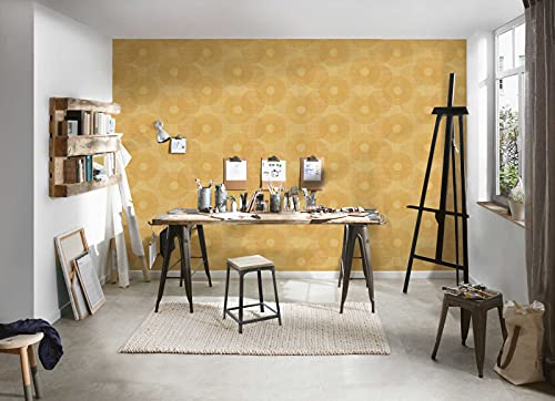 A.S. Création Tapete mit Kreisen Attractive geometrisch grafisch Vliestapete mit Glitzereffekt gelb matt glänzend strukturiert 378324 A.S. Création Tapete mit Kreisen Attractive geometrisch grafisch Vliestapete mit Glitzereffekt gelb matt glänzend strukturiert 378324 von A.S. Création