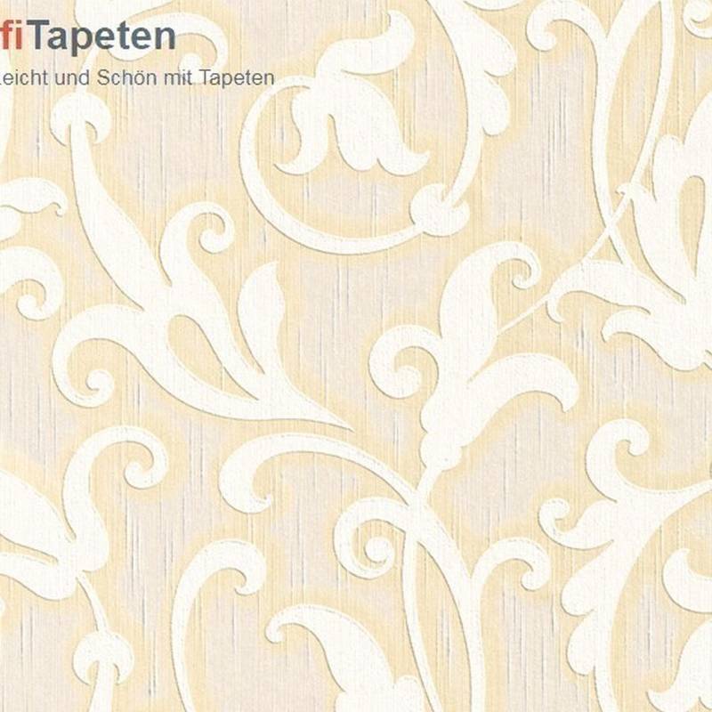 A.S. Creation | Tessuto | 954907 | Vliestapete | Blumenoptik | 0.53 x 10.05 m | Beige von A.S. Creation