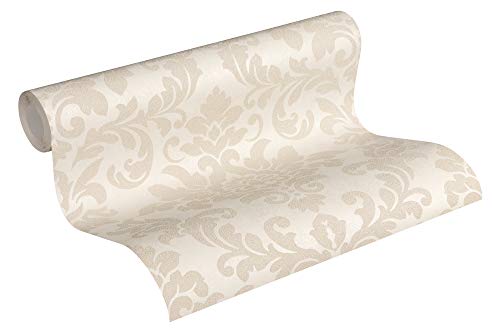 Livingwalls Vliestapete Diamonds Tapete mit Ornamenten barock 10,05 m x 0,53 m beige creme metallic Made in Germany 372703 37270-3 Livingwalls Vliestapete Diamonds Tapete mit Ornamenten barock 10,05 m x 0,53 m beige creme metallic Made in Germany 372703 37270-3 von Livingwalls