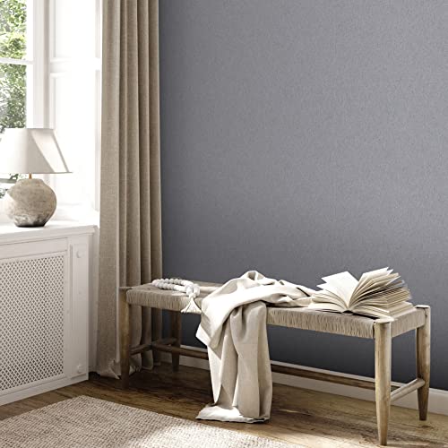 A.S. Création Unitapete Grau Dunkelgrau Attractive 2 390305 - Vliestapete - 10,05 m x 0,53 m Made in Germany von A.S. Création