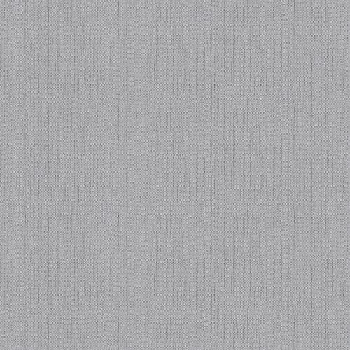 A.S. Création Vliestapete 10,05 m x 0,53 m - Leinenstruktur Grau - Uni Tapete mit Textiloptik Made in Germany - 344328 von Advantage