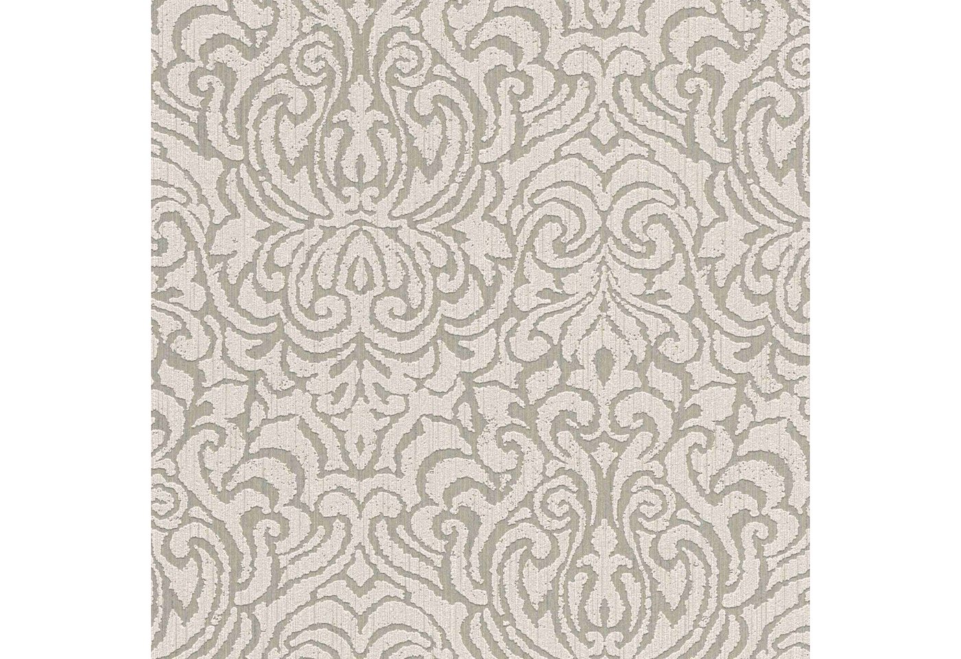 A.S. Création Vliestapete AP Tessuto II, 961931, Barock, 0.53 x 10.05 m, Beige von A.S. Création