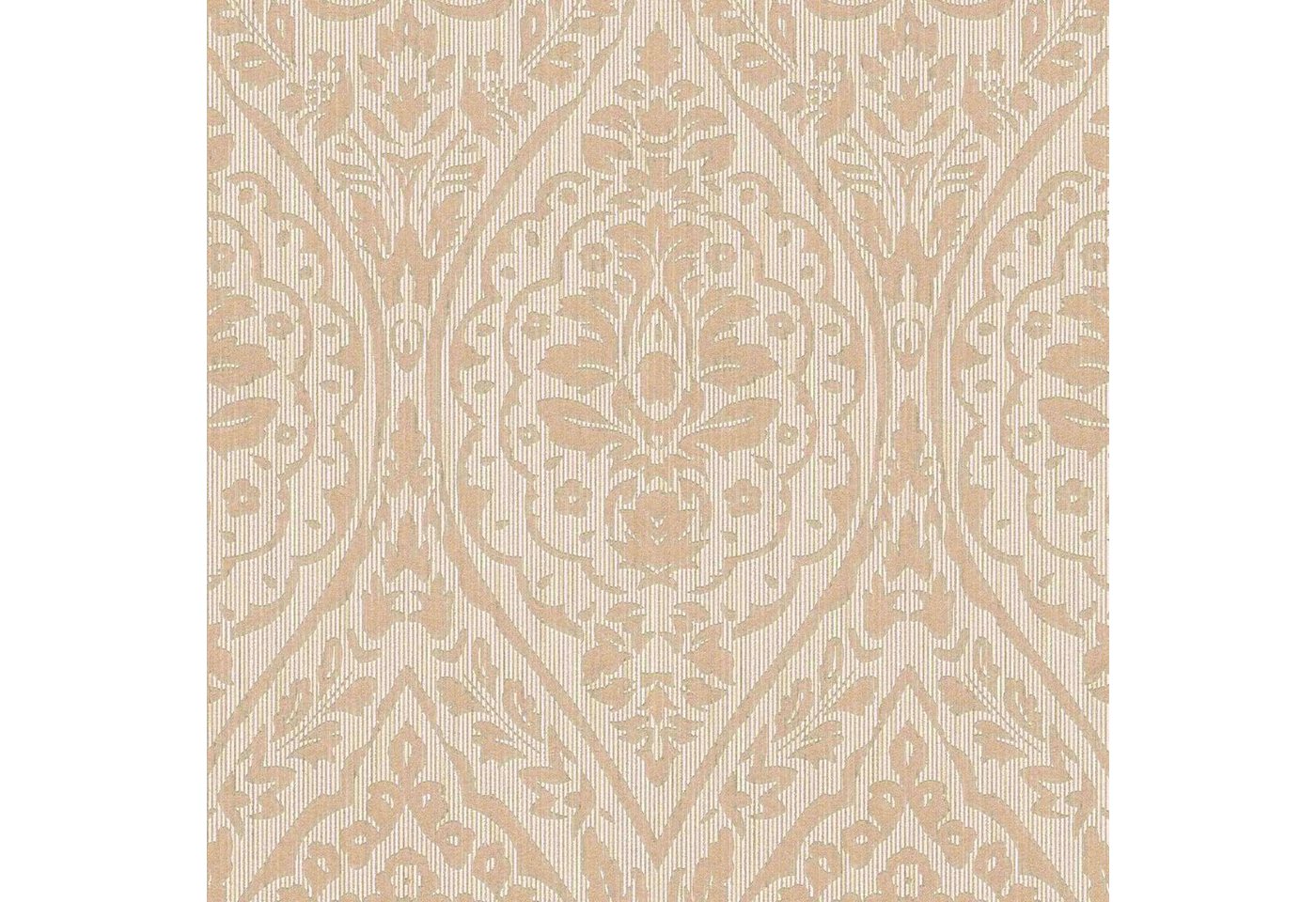 A.S. Création Vliestapete AP Tessuto II, 961953, Barock, 0.53 x 10.05 m, Beige von A.S. Création