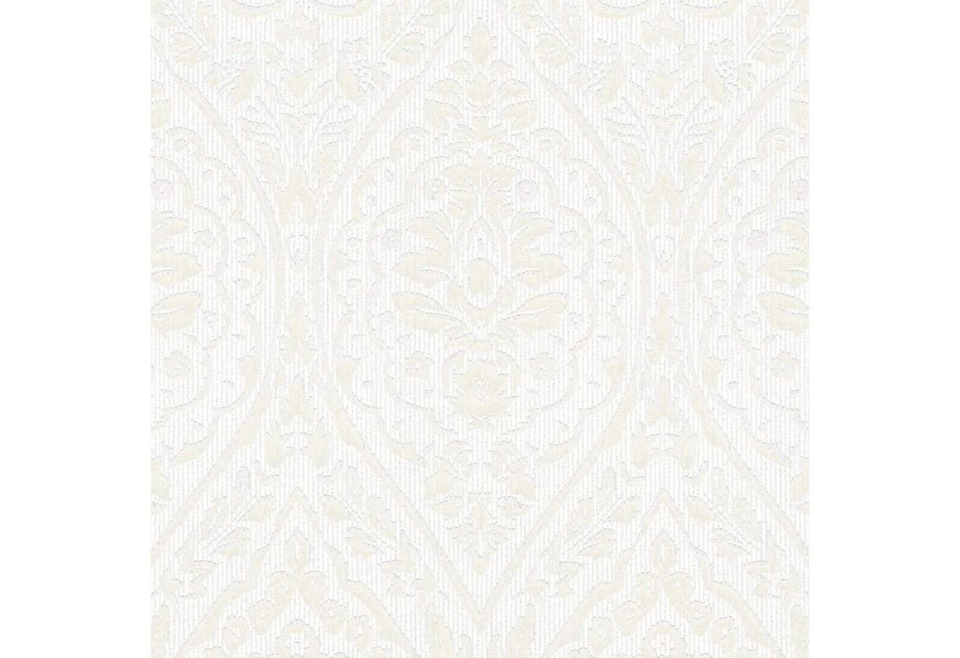 A.S. Création Vliestapete AP Tessuto II, 961954, Barock, 0.53 x 10.05 m, Creme von A.S. Création