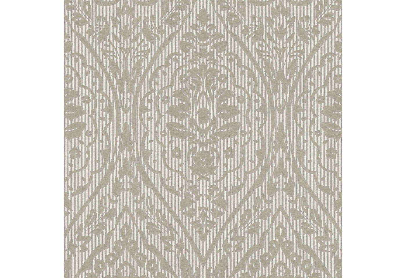 A.S. Création Vliestapete AP Tessuto II, 961956, Barock, 0.53 x 10.05 m, Beige von A.S. Création