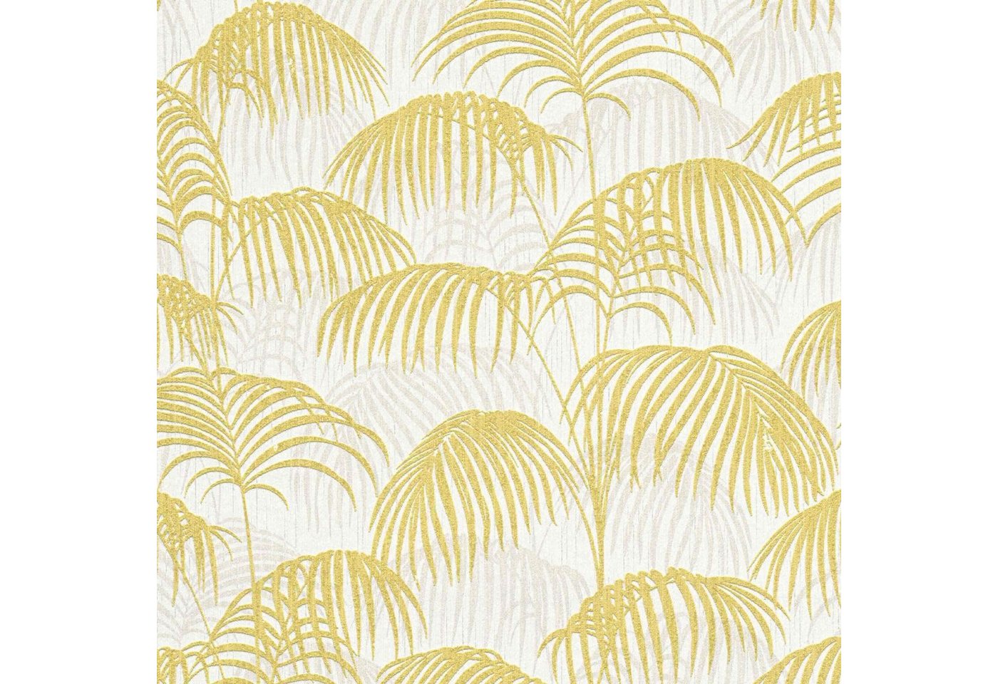 A.S. Création Vliestapete AP Tessuto II, 961982, Vintage, Retro, 0.53 x 10.05 m, Gelb von A.S. Création