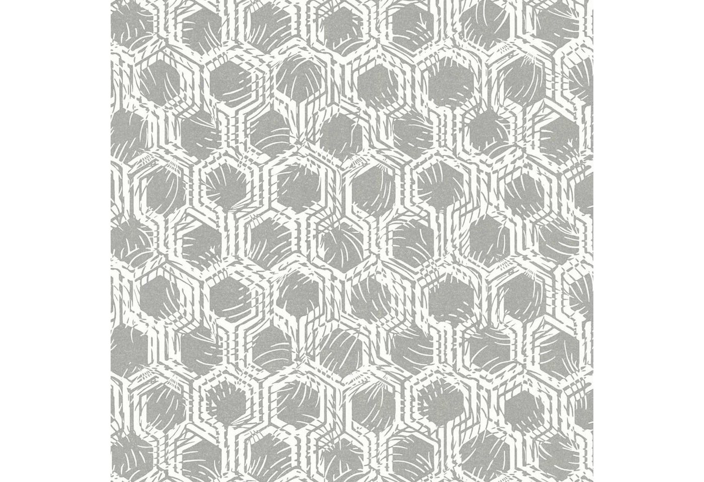 A.S. Création Vliestapete Alpha, 333271, 3D Optik, 0.53 x 10.05 m, Grau von A.S. Création