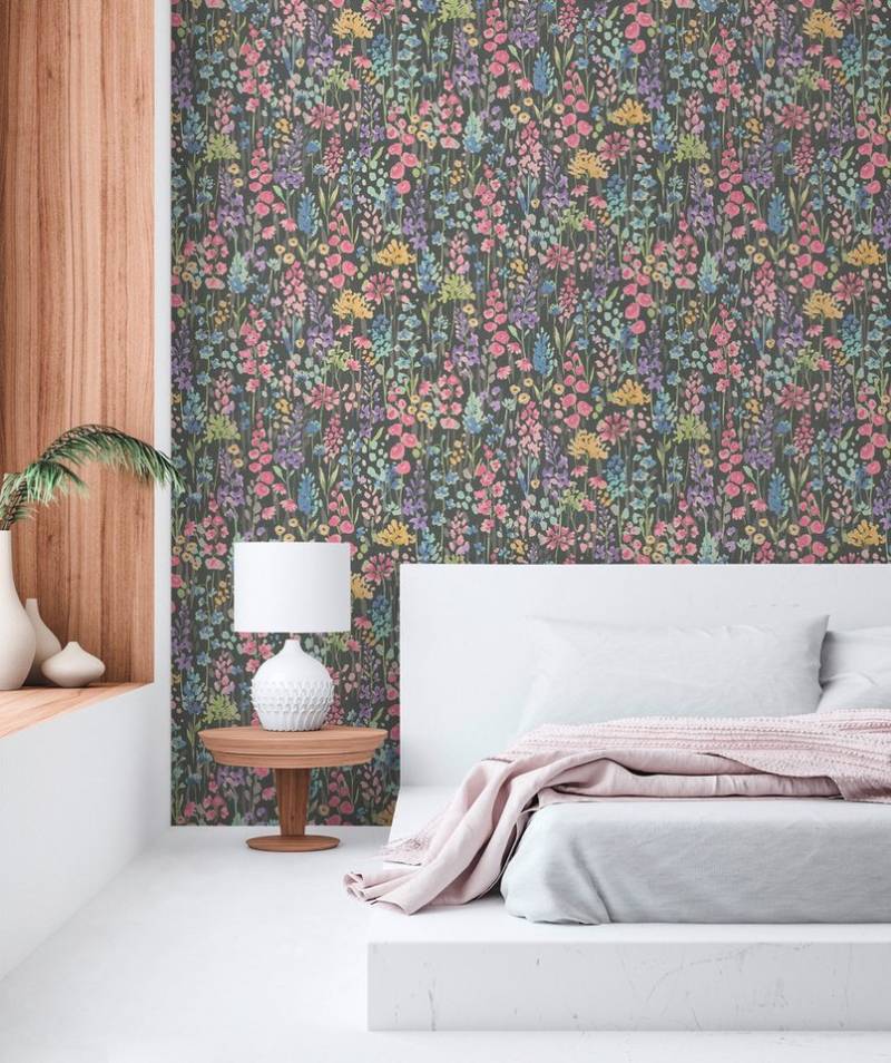 A.S. Création Vliestapete Aquarell Dreams Blümchen-Tapete Mustertapete Blumen Blumen, glatt, matt, (1 St), Vliestapete Blumen für Schlafzimmer Küche Wohnzimmer Blümchen Design von A.S. Création