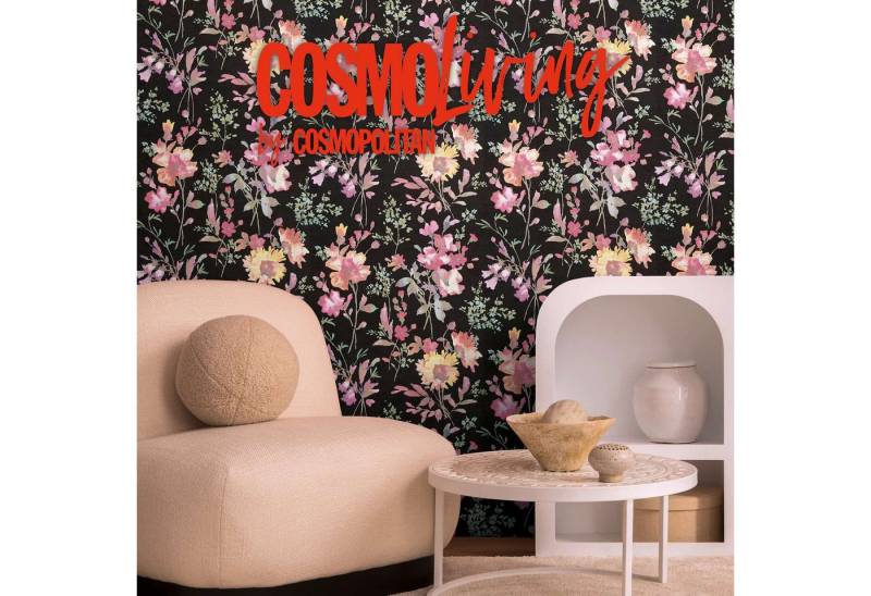 A.S. Création Vliestapete Blumen Vintage Floral Schwarz Rosa 79061-2 COSMOLiving livingwalls A.S. Création Vliestapete Blumen Vintage Floral Schwarz Rosa 79061-2 COSMOLiving livingwalls von A.S. Création