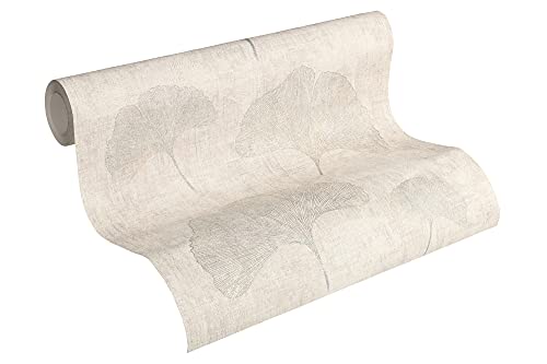 A.S. Création Vliestapete Borneo Tapete mit Gingkoblättern 10,05 m x 0,53 m beige metallic Made in Germany 322653 32265-3 A.S. Création Vliestapete Borneo Tapete mit Gingkoblättern 10,05 m x 0,53 m beige metallic Made in Germany 322653 32265-3 von A.S. Création