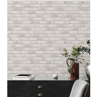 A.S. Création Vliestapete "Bricks & Stones Backstein" gemustert  matt  neutral leicht strukturiert Steintapete Tapeten Wohnzimmer Schlafzimmer Küche modern Design Optik von A.S. Création