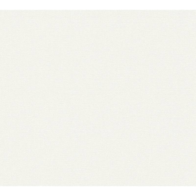 A.S. Création Vliestapete 'Casual Living' Uni Leinenstruktur weiß/creme 0,53 x 10,05 m von A.S. Création