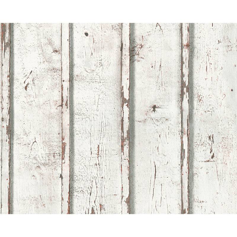 A.S. Création Vliestapete "DIY" Holz-Optik creme/grau/weiß 10,05 x 0,53 m von A.S. Création