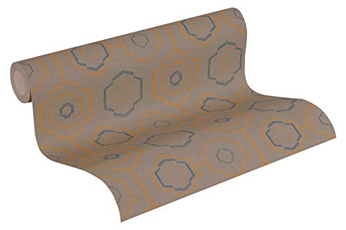 A.S. Création Vliestapete Ethnic Origin Tapete im Ethno Look 10,05 m x 0,53 m orange blau braun Made in Germany 371773 37177-3 A.S. Création Vliestapete Ethnic Origin Tapete im Ethno Look 10,05 m x 0,53 m orange blau braun Made in Germany 371773 37177-3 von A.S. Création