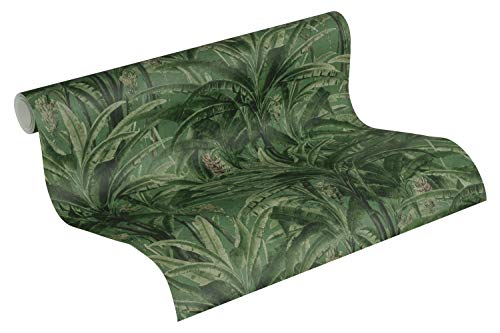 A.S. Création Vliestapete Greenery Tapete in Dschungel Optik mit Palmenblättern 10,05 m x 0,53 m grün Made in Germany 364802 36480-2 A.S. Création Vliestapete Greenery Tapete in Dschungel Optik mit Palmenblättern 10,05 m x 0,53 m grün Made in Germany 364802 36480-2 von A.S. Création