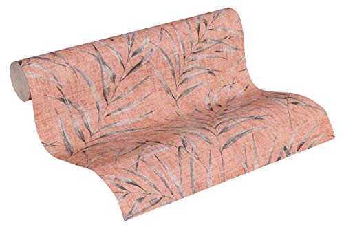 A.S. Création Vliestapete Greenery Tapete in Dschungel Optik mit Palmenblättern 10,05 m x 0,53 m rosa rot orange Made in Germany 373354 37335-4 A.S. Création Vliestapete Greenery Tapete in Dschungel Optik mit Palmenblättern 10,05 m x 0,53 m rosa rot orange Made in Germany 373354 37335-4 von A.S. Création