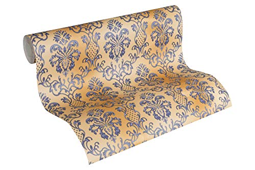 A.S. Création Vliestapete Hermitage 10 Tapete klassisch neo-barock 10,05 m x 0,53 m blau braun Made in Germany 335454 33545-4 A.S. Création Vliestapete Hermitage 10 Tapete klassisch neo-barock 10,05 m x 0,53 m blau braun Made in Germany 335454 33545-4 von A.S. Création