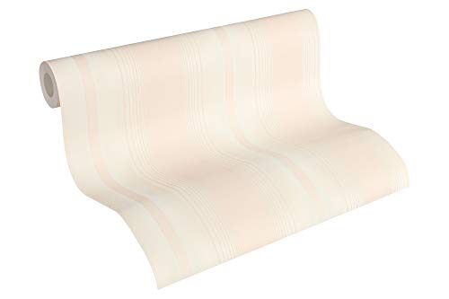 A.S. Création Vliestapete Hermitage 10 Tapete klassisch neo-barock 10,05 m x 0,53 m creme metallic rosa Made in Germany 330854 33085-4 von A.S. Création